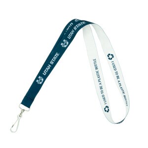LANYARD FULL COLOR RECYCLED UTAH STATE UNIVERSITY USTATE